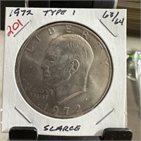 1972 TYPE 1 IKE DOLLAR SCARCE
