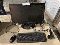 Intel Mini Computer with Monitor, Keyboard, Mouse