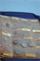 Binder of Foreign Coins Collection