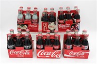 Full Coca-Cola Soda Pop Bottle Collection