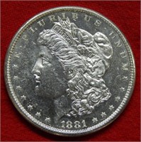 1881 S Morgan Silver Dollar - - Proof Like