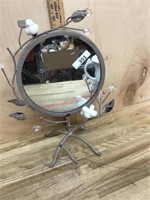 Metal Bird design dresser mirror
