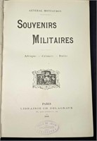 1898 Souvenirs Miliaires General Montaudon Hardcov