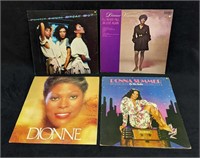 4 Dionne Warwick Pointer Sisters Donna Summer LPs