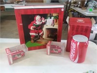COKE CANVAS LIGHT UP AND COOKIE JAR PLUS