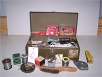 tool box with solder and misc.