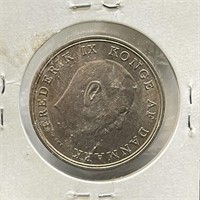 1970 Frederick IX Konge AF Danmark 5 Kroner Coin