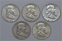 5 - Ben Franklin Halves (63d,62,53,63d,63)