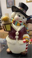 Porcelain snowman