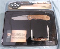 327 NOBLEMAN&375 DEUCE BUCK KNIVES NIB