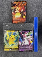 3 Jumbo Pokemon Cards