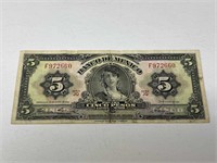 1961 5 Cinco Pesos