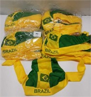 EURO CUP - BRAZIL SOCCER BANDANAS - QTY 40