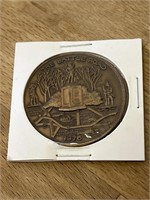 1976 Mardi Gras Coin the battle road