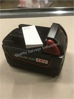 18V LITHIUM ION BATTERY (DISPLAY)