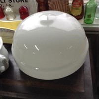 Glass globe shade 10" Flush mount