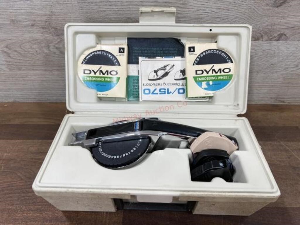 vintage dymo label maker