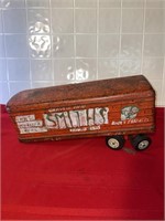 Antique Smith dairy Orville Ohio dairy trailer