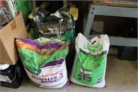 Collection of Grass Seed, Lawn lime, Weed and Feed