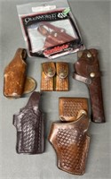 5 - Leather Holsters & Mag Holder