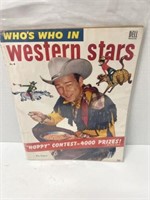 RARE 1950S ROY ROGERS WESTERN STARS MAGAZINE #4