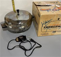 Farberware Steel Electric Buffet Server Fry Pan