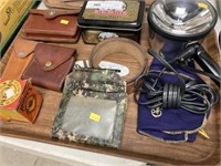 Leather Ammo Pouches and Spot Light
