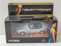 007 THE WORLD IS NOT ENOUGH CORGI BMW Z8 MODEL