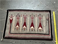 Authentic Hand Woven Navajo Saddle Blanket