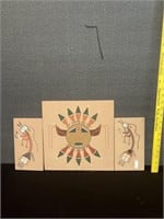 Native American Sand Art Tiles