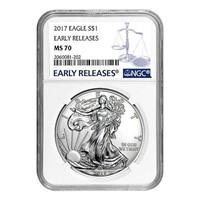 2017 American Silver Eagle Coin Early Releases NGC