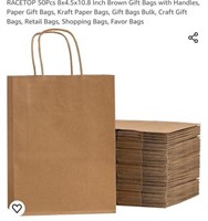 MSRP $26 50 Pack Brown Paper Bags