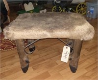 Elk Hide Stool