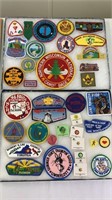 (2) showcase - GSA/BSA scout patches & pins