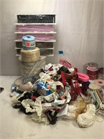 Lot of Ribbon, Rope, Bias Tape, Lace and More