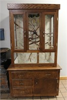 LARGE Locally Hand-Made Wooden AVIARY Cabinet