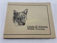 Signed Charles Schwartz 1980 Wildlife Drawings
