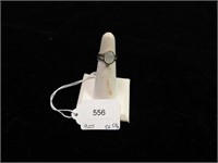 Sterling ring with moonstone, sixe 5.75