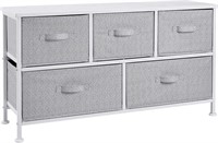 Amazon Basics Extra Wide Fabric 5-drawer Storage