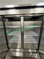 Commercial Double Door Refrigerator on Wheels