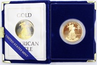 1oz GOLD Fifty Dollar 1986-WP American Eagle Coin