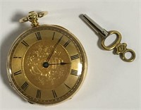 18k Gold Pocket Watch