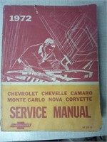 CHEVROLET SERVICE MANUAL - 1972