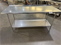 72” x 30” Stainless Steel Table