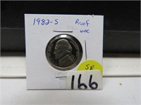 1982 S Proof  Jefferson Nickel