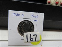 1980 -s Proof Jefferson Nickel