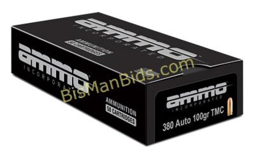 AMMO INC 380 AUTO 100GR TMC - 300 Rounds