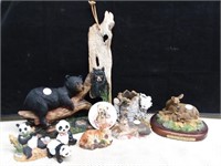 Animal Figurines - Bears, Deer, Tiger, Wolf