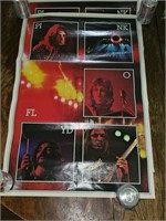 4 vintage Pink Floyd posters