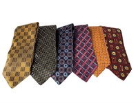 6 Designer Neckties